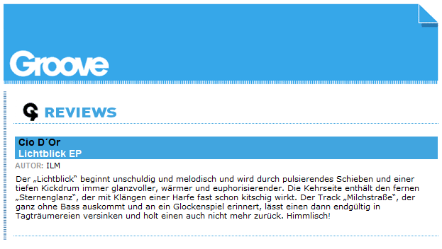 Review - groove.de